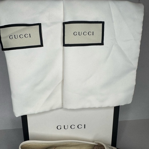 Gucci Beige Canvas Vintage Logo Espadrilles Size 39 Womens - Picture 2 of 9